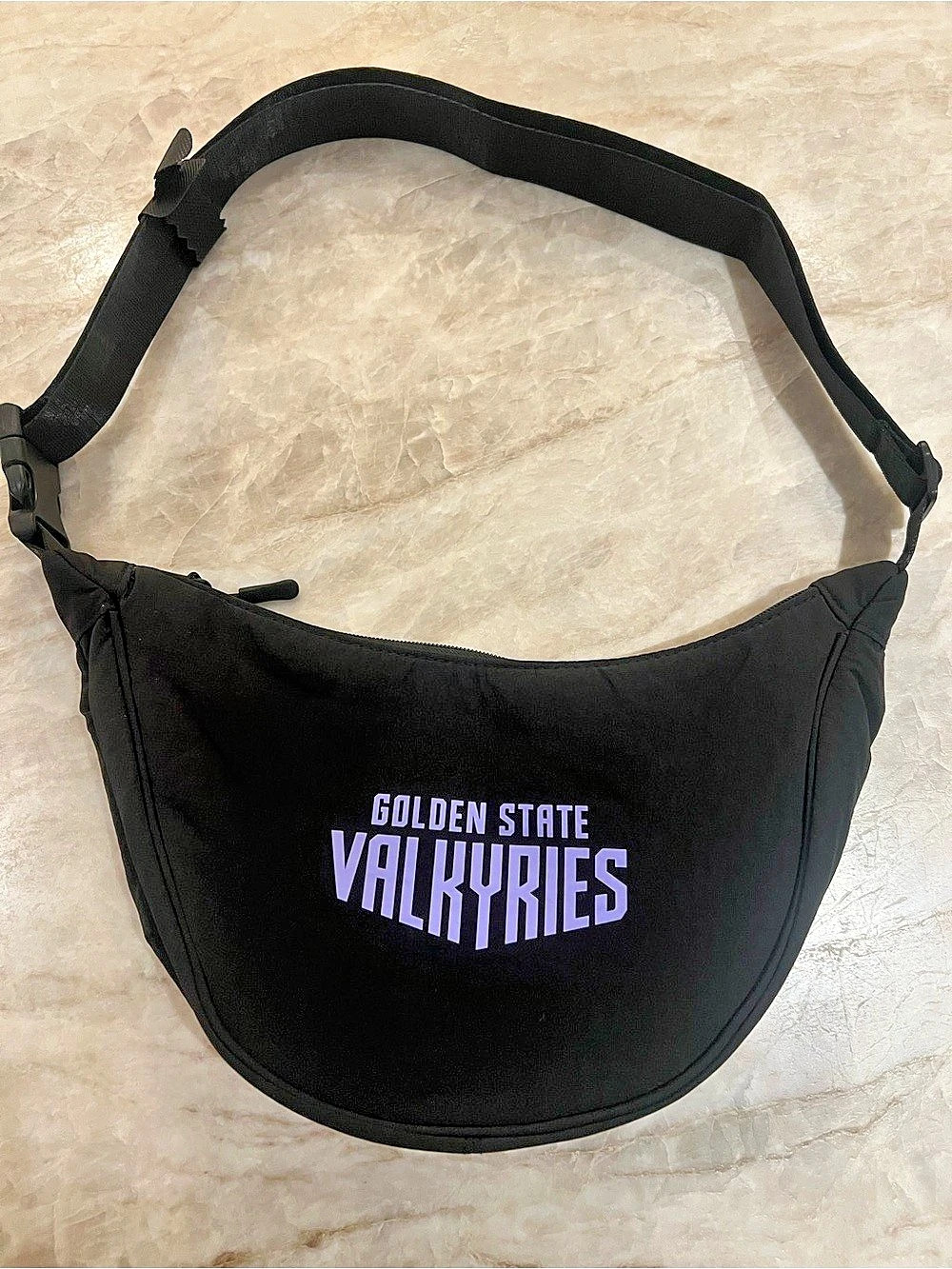 NEW Golden State Valkyries Crossbody Belt Bag or Shoulder Bag - Black & Purple